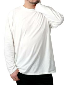 [ディスカス] Tシャツ メンズ 大きいサイズ LL-5L 長袖 無地 綿100 カジュアル LL-5L ロンT