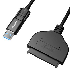 Benfei SATA USB変換アダプター 2.5インチSSD /HDD用 SATA3 ケーブル コンバーター 5Gbps 高速 SATA USB3.0変換ケーブル 給電不要