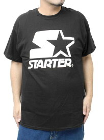 [ワン カラーズ] STARTER(スターター) 半袖 Tシャツ メンズ 大きいサイズ ロゴ プリント クルーネック カットソー