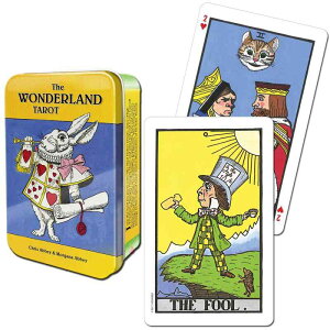 LANG ^bgJ[h EFCgŁysvc̍̃AXE^bgiʓj {t |[`tz^bg肢 The Wonderland Tarot in a Tin [Ki]