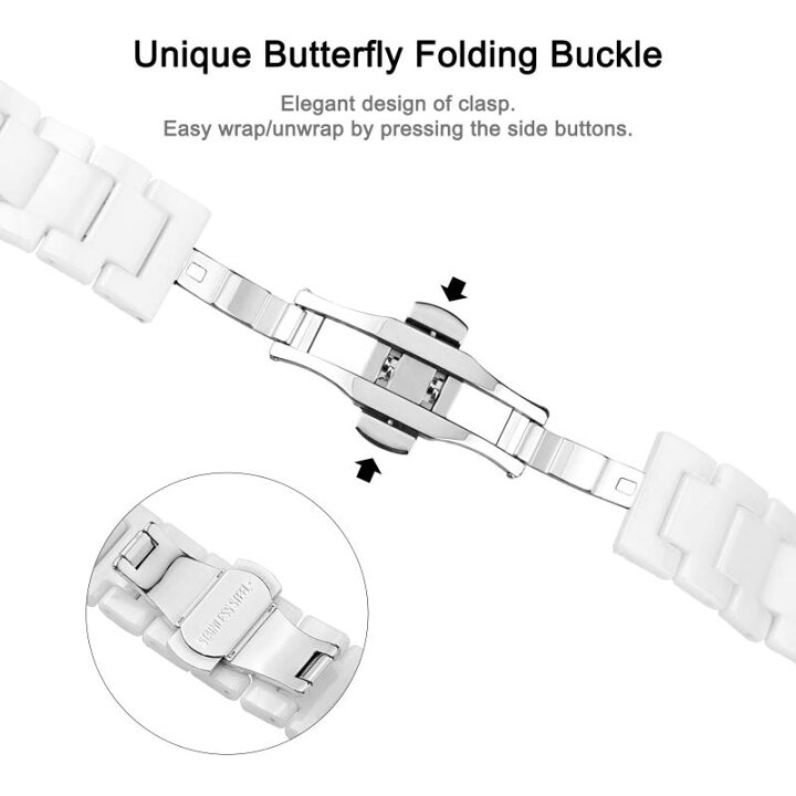 楽天市場】Aottom Apple Watchバンド 38mm/40mm セラミックiWatch  