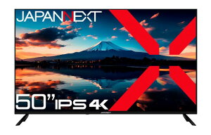 JAPANNEXT 50C` ^ j^[ 4K UHD 3840x2160𑜓x IPS fBXvC fW^ TCl[W (HDMI/Xs[J[/VESAΉ/u[CgJbg) JN-IPS50UHDR-U