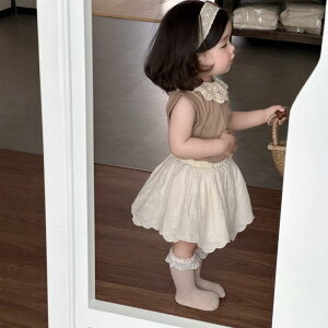 子供用セットアップ ベビー服 ガールズ 半袖Tシャツ チュールスカート 上下2点セット 薄手 かわいい 花柄 夏物 73CM 80cm 90cm 100cm