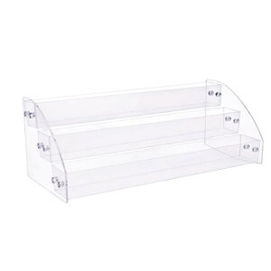 アクリル製 アクリル ケース 透明 収納 長方形 大型 ディスプレイ ラック 展示 ボックス スタンド 雛壇 コレクション 小物 フィギュア 化粧品 メイクボックス 陳列 ホビー ショーケース プラ