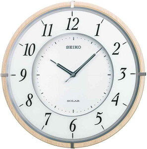 セイコークロック(Seiko Clock) 掛け時計 SOLAR+ ソーラープラス 電波 アナログ 薄型