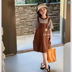 �q���p�Z�b�g�A�b�v ���̎q �����s�[�X �Z�b�g �ĕ� ���� �X�g���C�v�� �~�f�B�A����X�J�[�g �㉺2�_�Z�b�g �� ���킢�� �K�[���Y �L�b�Y ���i�� �ʊw�� ���o���� 110cm 120cm 130cm 140cm 150cm 160cm