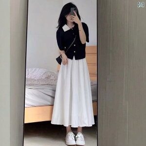 スカート レディース Aラインスカート ロングスカート 春秋 高見え ポリエステル ギャザースカート フレアスカート 白 ホワイト ピンク系