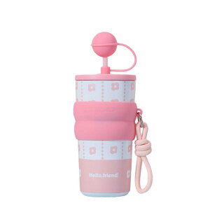 水筒 レディース かわいい 大人 保温 保冷 ステンレス 550ml 大容量 提げ紐つき 真空断熱 コーヒー アウトドア スポーツ ピンク系 レッド グリーン