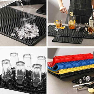 バーマット 業務用 PVC製 滑り止め ドリンクマット コースター 飲食店用 カフェ 家庭用 白 黒 赤 黄色 金色 コーヒー色 青色 銀色 円形 方形