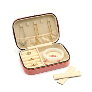 アクセサリーケース レディース ネックレス 指輪 ピアス イヤリング 収納ボックス 携帯用 小型 ベルベット調 ブラック レッド グリーン ピンク ブルー ゴールド