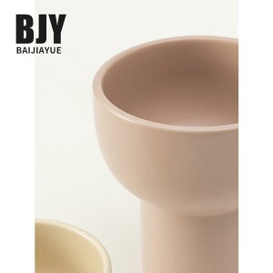 花瓶 植木鉢 陶器鉢 韓国風 北欧風 クリームカラー 多肉植物 寄せ植え 卓上 鉢植え 観葉植物 オフィス ホテル 家庭用 インテリア ガーデニング
