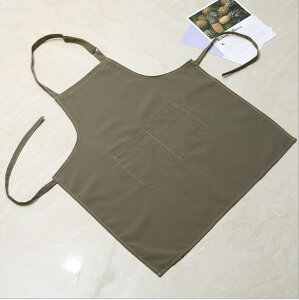 エプロン 男性用 女性用 帆布 防水 油汚れ防止 絵画 ガーデニング 家庭用 カフェ カーキ ブラック オレンジ コーヒー グリーン ブルー