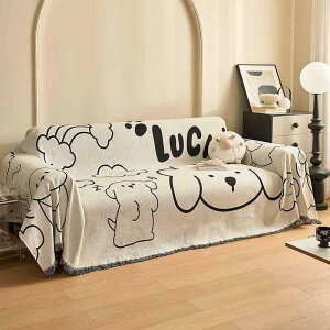 ソファカバー レディース メンズ キッズ 秋冬 犬柄 かわいい 綿 ソファカバー ソファタオル 耐久性 防汚 滑り止め ソファシート 90 180cm