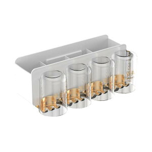 歯ブラシスタンド 洗面所収納 壁掛け式 歯ブラシホルダー コップ付き ???? 電動歯ブラシ対応 防塵 防湿 水切り 穴あけ不要 ブラック ホワイト グレー