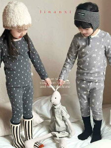 子供服 子供用パジャマ 春秋 A類 男女兼用 ベビー 赤ちゃん 長袖 長ズボン 上下セット ルームウェア 綿96% 保温 柔らかい かわいい 月柄 熊柄 自動車柄