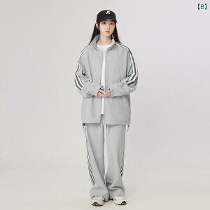 スウェット メンズ 男性用 カジュアル セットアップ 長袖 ジャケット ロングパンツ 春秋 ジャージ 普段使い 部屋着 スポーツウェア ブラック グレー パープル系