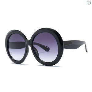 サングラス レディース 大きめ 黒縁 伊達メガネ 丸型 UVカット 紫外線対策 ドライブ 運転用 ブラック グレー ブラウン グリーン ファッション