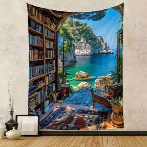 タペストリー おしゃれ 壁掛け ボヘミアン風 インテリア 部屋 飾り付け 風景 ポリエステル繊維
