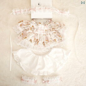 ぬいぐるみ ベビー着せ替え人形 ワンピース かわいい うさぎ Mediumサイズ ジェリーキャット 玩具 ロリータ ピンク ブルー ブラック レッド マリン 紺 金 灯芯绒