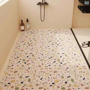 マット 子供 防? 浴室 排水 砂利 幾何学模様 PVC 滑り止め 正方形 水洗い 玄関 キッチン