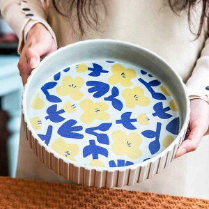 果物皿 菓子器 陶器製 高脚 オレンジ色 黄色 ホームパーティー ケーキスタンド デザート台 飾り付け ディスプレイ