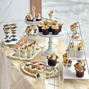 果物皿 アイアン製 ケーキスタンド 結婚式 ウェディング デザートディスプレイ台 冷菜 ティーパーティー用 白色 トレイ 小 中 大サイズ 猫型 菱形 アクリル ドーナツ型 鳥かご型 三段 六角形