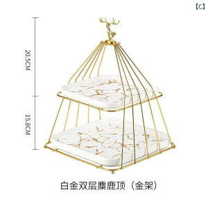 ケーキスタンド レディース 陶器 2段 3段 アフタヌーンティー 菓子皿 フルーツプレート ディスプレイ台 タワー型 ホワイト グリーン ゴールド 金紋 シンプル