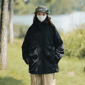 マウンテンパーカー 男女兼用 アウトドア 登山ウェア 防風 防寒 秋冬 ペア 撥水 ジャケット 釣り スキー スノーボード ウェア 黒 緑 カーキ 迷彩 杏色 蛍光グリーン