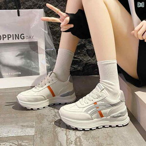 スニーカー レディース 厚底 カジュアルシューズ 疲れない 歩きやすい ランニングシューズ ローカット 婦人靴 スポーツシューズ 軽量 通気性 春夏秋冬 ベージュ グレー