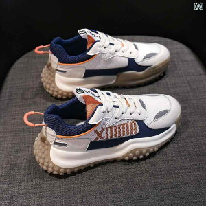 スニーカー レディース 運動靴 カジュアル 軽量 柔軟 滑り止め クッション性 厚底 ランニングシューズ スポーツシューズ 白 青 赤 黒 春