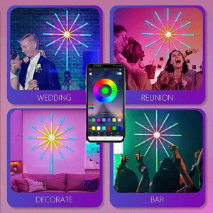 LED�C���~�l�[�V�������C�g �V�N�������C�g Bluetooth APP���� �T�E���h�Z���T�[ ���͋C��� �N���X�}�X �p�[�e�B�[ �C�x���g