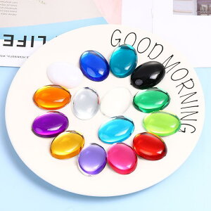 DIY �W���G���[�p�A�N���������C���X�g�[�� �ȉ~�` �L�ڐ� �t���b�g�o�b�N �f�R���[�V�����p�[�c �� ���� �� �� ���F �s���N �Z���� ���F �[�� ���� �� ���F �G�������h�O���[�� 13mm 18mm 6mm 8mm 