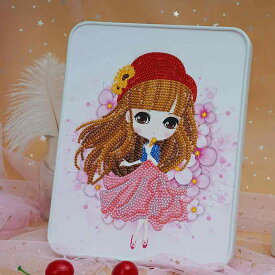 知育玩具 子供用 DIY ダイヤモンドステッカー ロリータ風 プリンセス モチーフ 木製 知育玩具 4歳 5歳 6歳 手作り キット かわいい 女の子 向け ギフト プレゼント