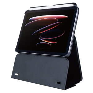 �G���R�� iPad mini (A17 Pro 2024�N) mini (��6����) �P�[�X �J�o�[ ���i�K�������� �I�[�g�X���[�v/�I�[�g�E�F�C�N �\�t�g���U�[ �u���b�N TB-A25SWVH2BK