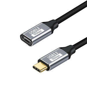 USB Type C �����P�[�u�� �����R�[�h PD�Ή� 100W/5A �}���[�d USB3.2 Gen2(10Gbps) �����f�[�^�]�� �y4K@60Hz�f���o�́z���ϋv�i�C�����҂�MacBook/iPad/Surface/Switch/Xperia/