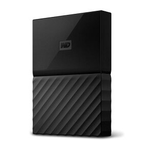 WD HDD �|�[�^�u�� �n�[�h�f�B�X�N 2TB USB3.0 �u���b�N �Í��� �p�X���[�h�ی� ( PS4 / PS4pro �Ή�) My Passport WDBYFT0020BBK-WESN
