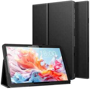 TECLAST P30T / P30 �P�[�X/ODEA A10 10�C���` Android 14 TiMOVO Teclast P30T/P30 �J�o�[ ODEA A10 �J�o�[ 10.1�C���` PU���U�[ �S�ʕی� �ϏՌ� �L�Y�h�~ �X�^���h�@�\ �蒠