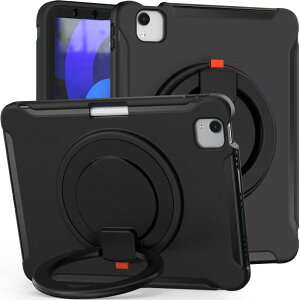 iPad Air 11�C���` �Ή� �P�[�X (M3/M2�A2025/2024) / Air ��5/4����i2022/2020�j10.9�C���` �J�o�[ �����O�t�� �Ռ��z�� ��� 360�x��]�X�^���h ������t�� �n���h���t iPad Pro 11�C���`