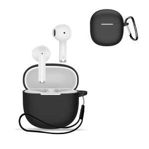 For QCY Ailybuds lite �p �P�[�X �J�o�[ �yKONXISA�z���C�����X�C���z�� �P�[�X �V���R���f�� ���p���₷�� �ϏՌ� �h���h�o �E�H�b�V���u���i�J���r�i�t��+�X�g���b�v�t�� �j �����[�d�\ �����^