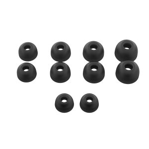 EarFun Free Pro 3��p�C���[�`�b�v�y���S���C�����X�C���z�������C���[�s�[�X/�V���R�� / 4�T�C�Y �e1�y�A / 8���� / S/M/L/XL �C���[�`�b�v�z(�u���b�N)