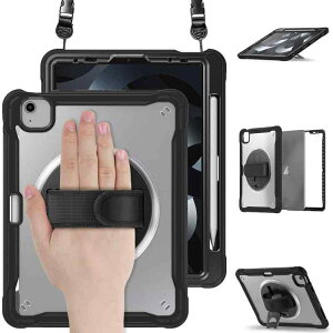 iPad 10 2022 iPad 10.2 9.7 iPad5 iPad6 �P�[�X 360�x ��] �n���h�x���g �c�u�� ���u�� �X�^���h �V�����_�[�X�g���b�v�t�� ��� �^�u���b�g �J�o�[�P�[�X ���|�� �΂ߊ|�� �y�����[ �ϏՌ� TPU+PC ����