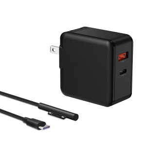 cshare Surface �p �[�d�� 65W �T�[�t�F�X �Ή� �[�d�� �Ή�Suface Pro 3 4 5 6 7 8 9 10 Book Surface Laptop Go�V���[�Y �݊�1706/1800/1625/1735/1736/1963/