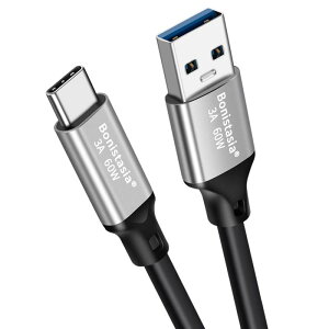 USB A to USB C �P�[�u�� 3.2 �}���[�d�y0.2m/0.3m/0.5m/1m/2m�z60W 10Gbps�f�[�^�`�� �W��PD ���ׂĂ�type-c�f�o�C�X�ɑΉ� PQ085
