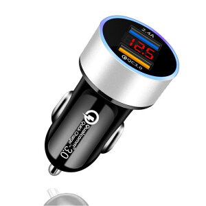 WADEFO �V�K�[�\�P�b�g USB  USB-C 2�A�|�[�g �J�[�`���[�W���[ �� �[�d�� PD30W+QC3.0 �}���[�d �d������@�\���� 12V/24V�ԑΉ� iPhone/Android/iPad�Ή� �u���b�N