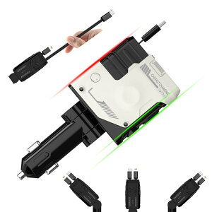 kkek �ԍڏ[�d�� 4in1 �� �[�d�� �����[�\�P�b�gUSB ������莮 69W �V�K�[�\�P�b�g USB C�^�C�v �}���[�d PD/QC3.0/PPS�Ή� 80cm�܂��Ƃ�[�d�P�[�u�� ���Ε�M�t�g�J�[�`���[�W���[ �J�[�p�i �֗��O