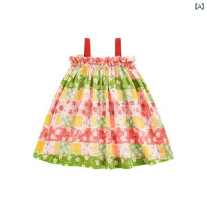 ���̎q �݂�R�����s�[�X �ėp �y�� �ʋC�� ��100% �ԕ� A���X�J�[�g �i�q�� �s���N �O���[�� �ԕ� �_��f�� 1-3�Ηp 80-140cm