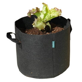 不織布プランター 5ガロン 2個入り 10号 16L 黒 プランター フェルトプランター 植木鉢 16リットル 丸 軽量 軽い 園芸 野菜 初心者 おしゃれ 屋外 室内 玄関 ベランダ ガーデニング