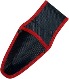 FORESIA 剪定バサミケース 剪定鋏ケース 刃先ケース 大型 黒 黒+赤