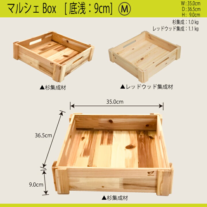 楽天市場】マルシェBox（傾斜台なし） マルシェ 什器 マルシェBox[底浅 