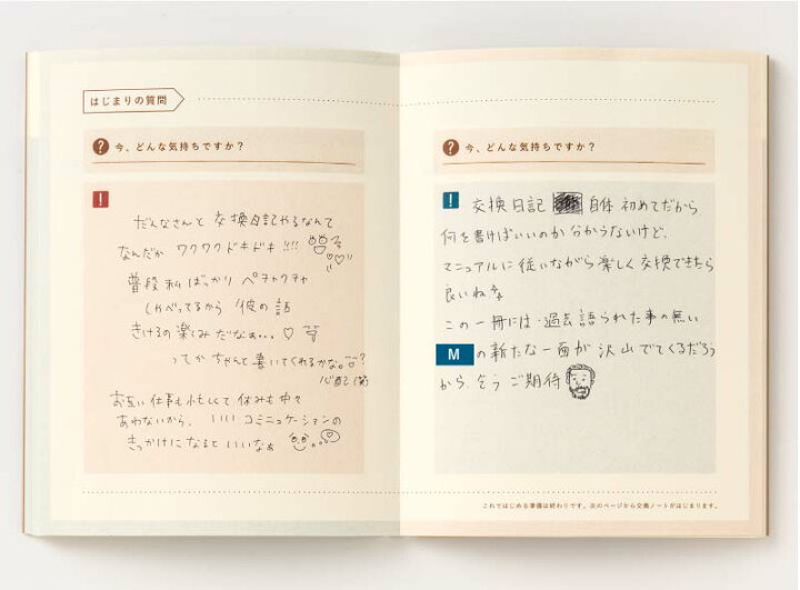 楽天市場 大感謝祭26日1 59まで300円クーポン ポイント最大36倍 大人の交換ノート 交換日記 おうち時間 おしゃれ シンプル 記念日 結婚式 結婚記念日 銀婚式 金婚式 プレゼント ギフト 夫婦 恋人 友達 コミュニケーション Gkn クリスマスプレゼント いろは